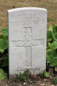 St. Sever Cemetery Rouen - Simpson, James Ashton