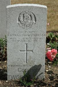 St. Sever Cemetery Rouen - Stafford, Thomas John