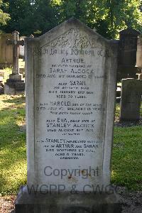 Manchester Southern Cemetery - Alcock, Harold