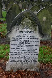 Manchester Southern Cemetery - Bayley, E