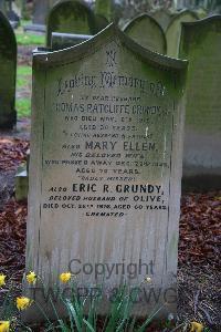 Manchester Southern Cemetery - Grundy, Thomas Ratcliffe