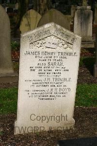 Manchester Southern Cemetery - Trimble, J H