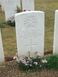Connaught Cemetery - Vincent, J