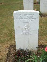 Connaught Cemetery - Walsh, T J