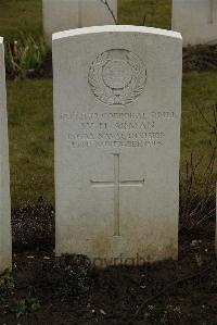 Ancre British Cemetery Beaumont-Hamel - Arman, William Henry