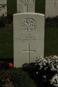 Tilloy British Cemetery Tilloy-Les-Mofflaines - Morris, J