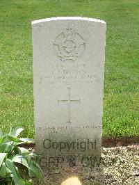 Reichswald Forest War Cemetery - Brown, Gordon Scott