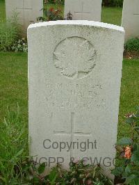 London Cemetery And Extension Longueval - Hales, George Reid