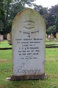 Boston Cemetery - Rogers, Ernest