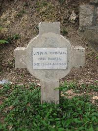 Hong Kong Cemetery - Johnson, John