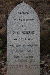 Hong Kong Cemetery - Pickering, William