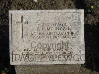 Shrapnel Valley Cemetery - McIntyre, Robert Edward
