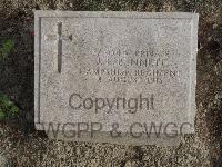 Twelve Tree Copse Cemetery - Bennett, J E