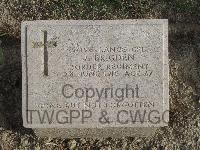 Twelve Tree Copse Cemetery - Brigden, John