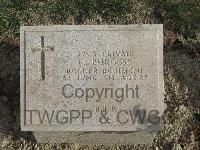 Twelve Tree Copse Cemetery - Burgess, Harry