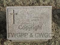 Twelve Tree Copse Cemetery - Burns, W