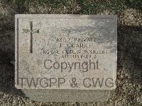 Twelve Tree Copse Cemetery - Clarke, J