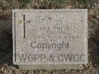 Twelve Tree Copse Cemetery - Davies, P