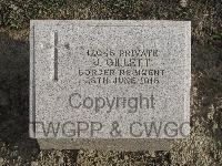 Twelve Tree Copse Cemetery - Gillett, J
