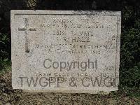 Twelve Tree Copse Cemetery - Hall, S R