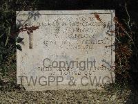 Twelve Tree Copse Cemetery - Hanlon, William