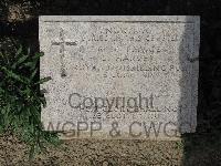 Twelve Tree Copse Cemetery - Harvey, J