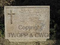 Twelve Tree Copse Cemetery - Johnson, A J