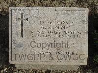 Twelve Tree Copse Cemetery - Kearney, A