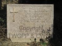 Twelve Tree Copse Cemetery - Logan, William Charles