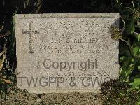 Twelve Tree Copse Cemetery - McMillin, J