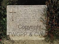 Twelve Tree Copse Cemetery - Mitchell, Harry