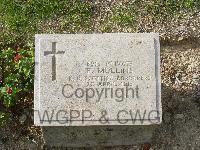 Twelve Tree Copse Cemetery - Mullins, F