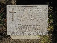 Twelve Tree Copse Cemetery - Osborne, W