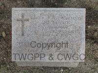 Twelve Tree Copse Cemetery - Palmer, A
