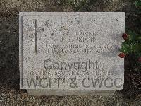 Twelve Tree Copse Cemetery - Peppin, J E