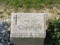 Twelve Tree Copse Cemetery - Pitts, F W