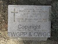 Twelve Tree Copse Cemetery - Pope, S
