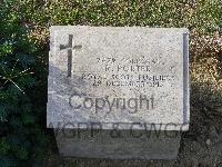 Twelve Tree Copse Cemetery - Porter, R