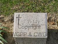 Twelve Tree Copse Cemetery - Raper, T E