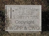Twelve Tree Copse Cemetery - Ridgway, J