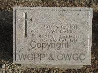 Twelve Tree Copse Cemetery - Rivers, G W