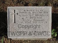 Twelve Tree Copse Cemetery - Rustage, A