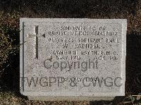 Twelve Tree Copse Cemetery - Sandell, Walter