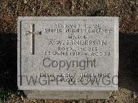 Twelve Tree Copse Cemetery - Sanderson, A W