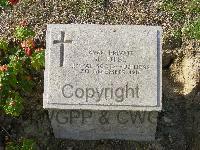 Twelve Tree Copse Cemetery - Steel, J