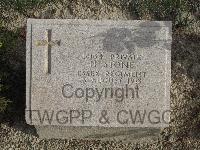 Twelve Tree Copse Cemetery - Stone, H