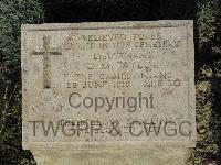 Twelve Tree Copse Cemetery - Taylor, Daniel Martin