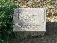 Twelve Tree Copse Cemetery - Vaughan, J