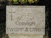 Twelve Tree Copse Cemetery - Wallace, J