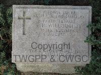 Twelve Tree Copse Cemetery - Willoughby, F H